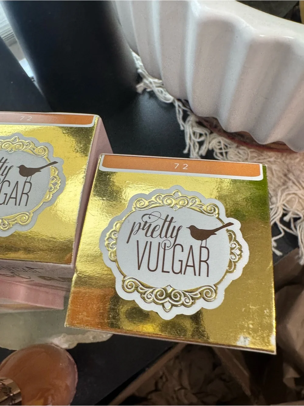 Lot 4 PRETTY VULGAR COOL AF LAVA Water Foundation 35ml shameless skin shade 72